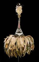 Tolai Duk-Duk -naamio, New Britain (sekoitettu media)